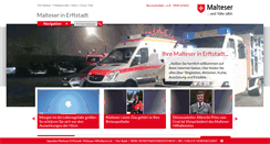 Desktop Screenshot of malteser-erftstadt.de