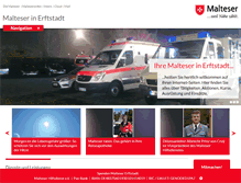 Tablet Screenshot of malteser-erftstadt.de